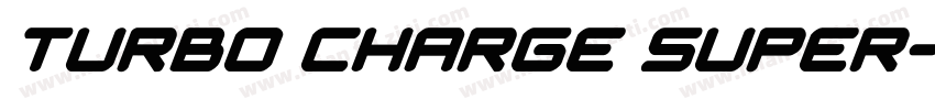 Turbo Charge Super-Italic Italic字体转换